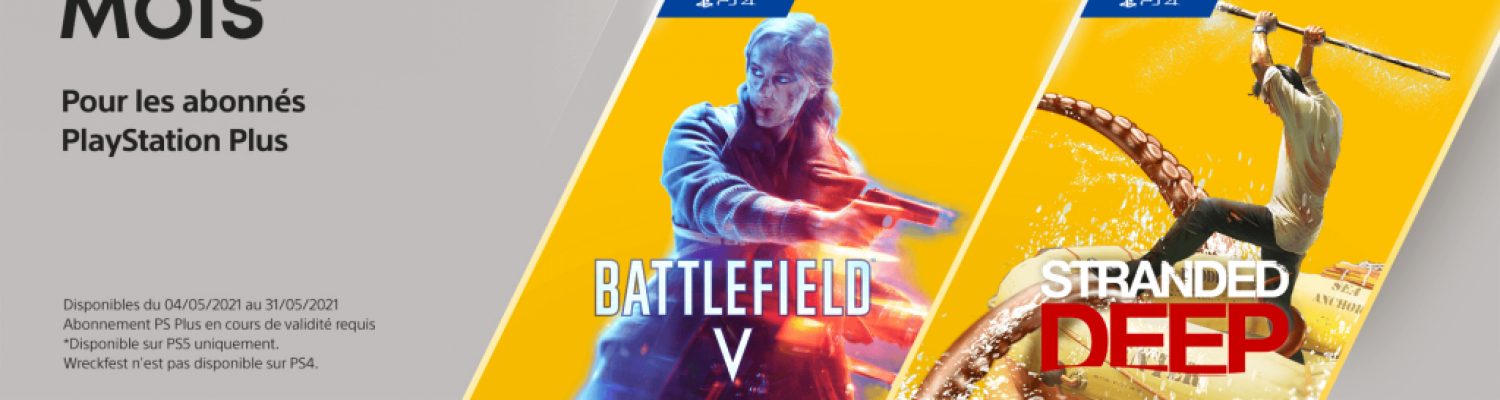 Les jeux PlayStation Plus de Mai 2021