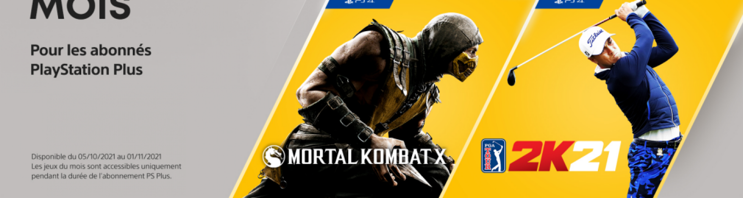 Les jeux PlayStation Plus d'Octobre 2021