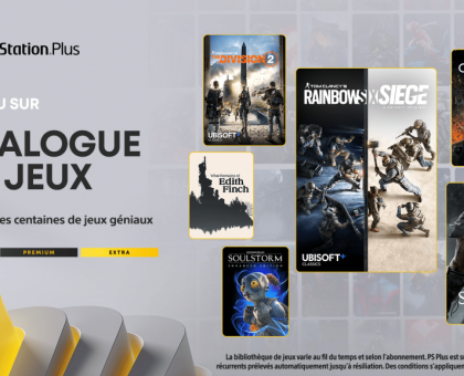 Les jeux du catalogue PlayStation Plus de Novembre 2022