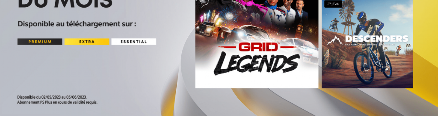 Les jeux mensuels PlayStation Plus de Mai 2023