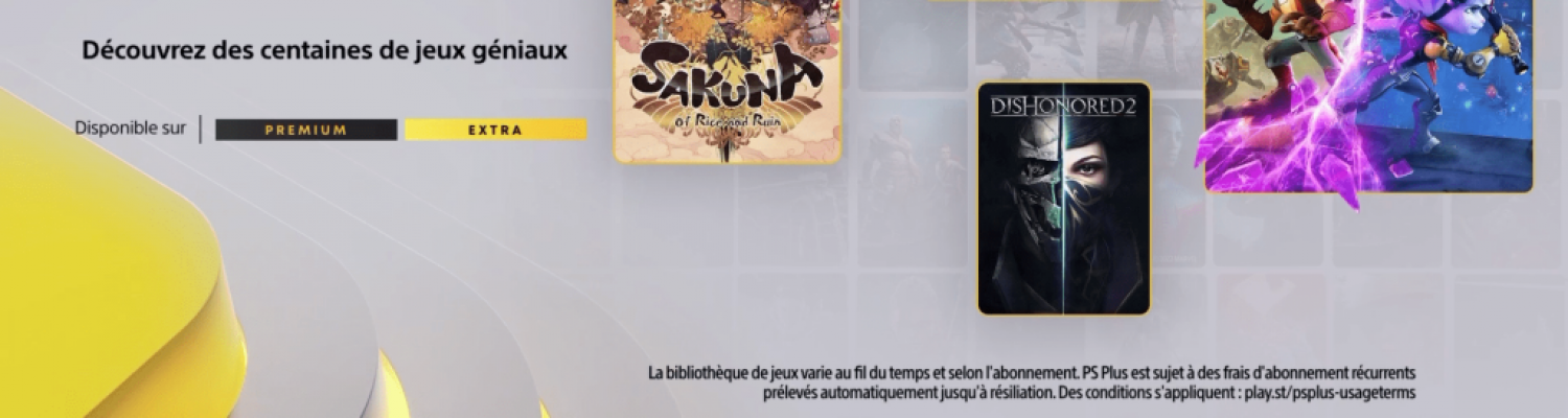 Les jeux du catalogue PlayStation Plus de Mai 2023