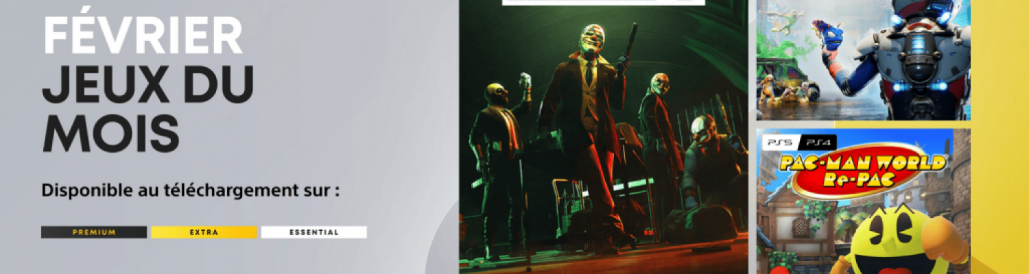Les jeux mensuels PlayStation Plus de Février 2025
