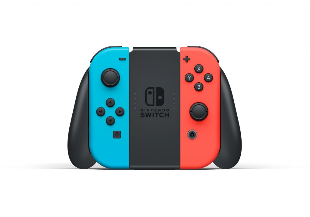 Switch Joy-Con with Joy-Con Grip