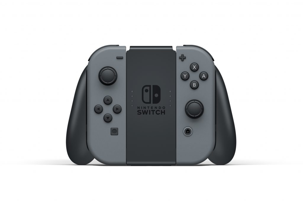 Switch Joy-Con with Joy-Con Grip