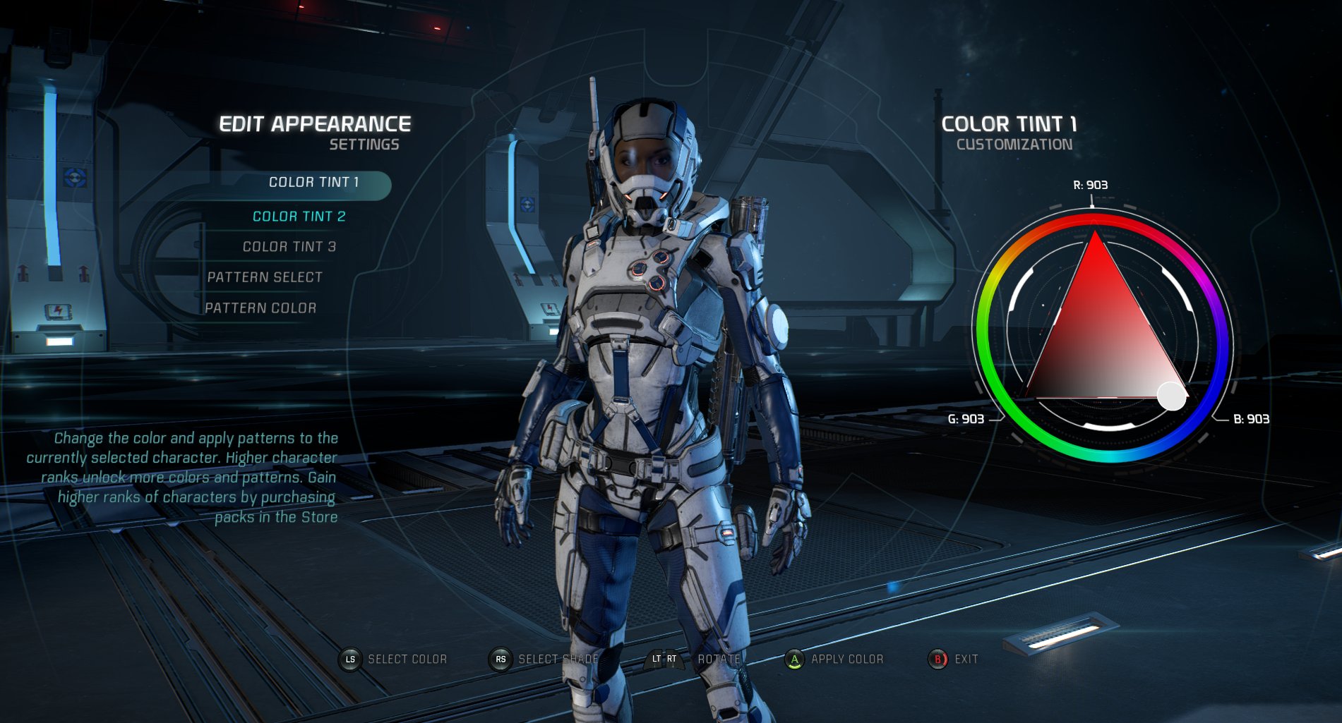 Mass Effect Andromeda choix du personnage