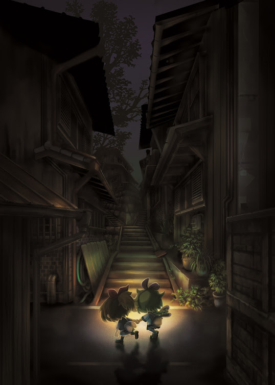 yomawari : les deux filles