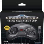 Retrobit - Manette Officielle SEGA Mega Drive Mini 6-boutons USB - Noire