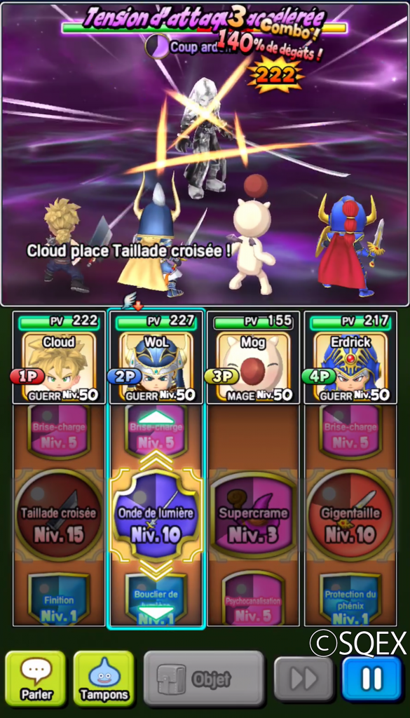 DRAGON QUEST OF THE STARS et DISSIDIA FF OPERA OMNIA (2)
