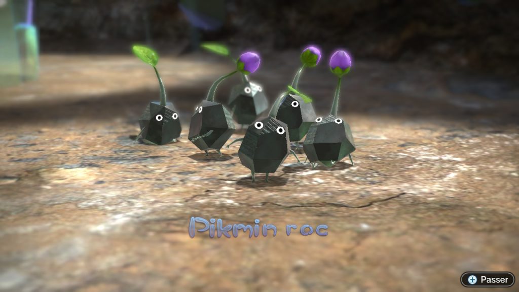 Pikmin Roc pour les cristaux