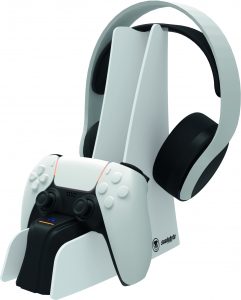 Snakebyte PS5 Dual Charge & Headset Stand (white)