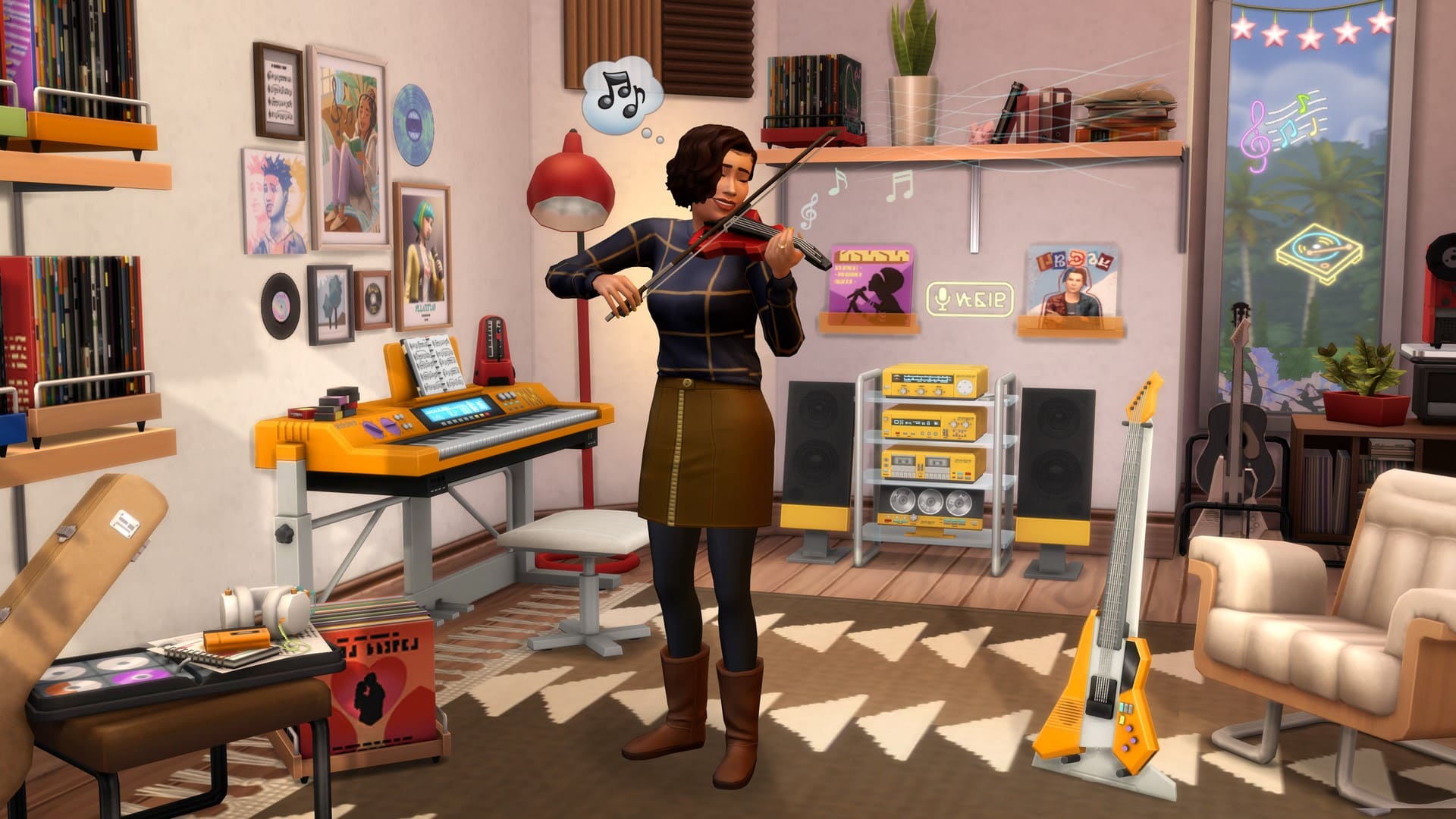 The Sims 4 Music Den Kit 01